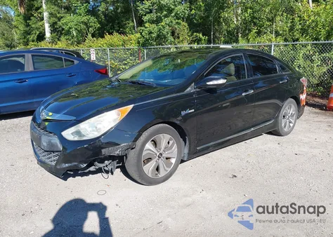 2013 Hyundai Sonata Hybrid Limited z USA, uszkodzony, nr VIN KMHEC4A40DA067344